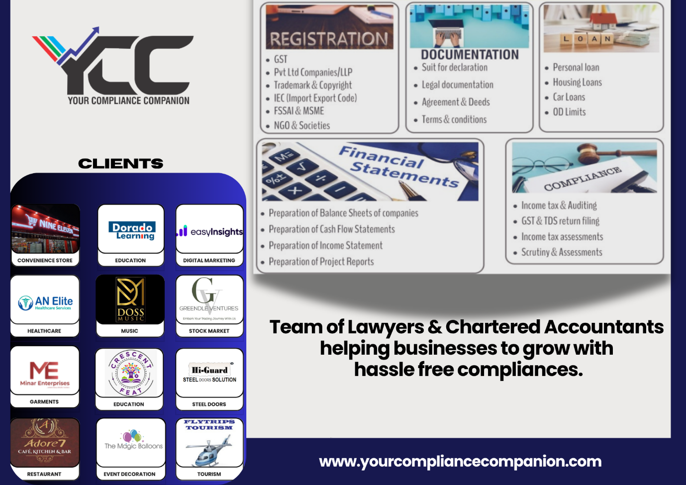 YCC branded mug and desk setup